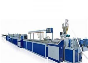 China WPC Plastic Profile Extrusion Plastic Manufacturing Machines For Windows Production Line on sale