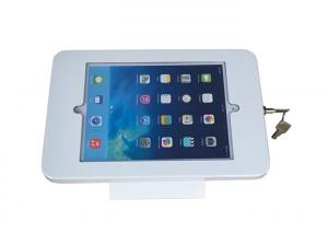 China Metal Steel Ipad Enclosure Kiosk Stand Wall / Table Mounting With Lock / Key wholesale