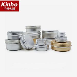 China 10-150g Aluminium Screw Top Containers Screw Top Metal Cans For Tea wholesale