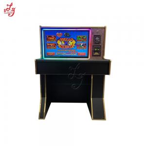 China 22 Inch Wooden Cabinets Flat Screen Texas Keno 4 Heart Touch Screen Gaming Machines wholesale