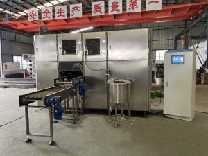 China 5000pcs/H Crispy Waffle Cone Making Machine Corn Cone Maker Space Saving on sale
