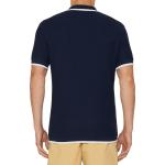 Dark Blue Mens Trendy T Shirts V Neck Collar Fabric Weight 180 Grams Customized