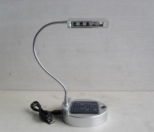 High brightness 650mah Solar reading lamp with USB charge cable 100 * 92 * 260 mm