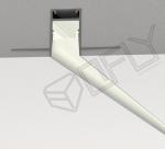 56*24mm Plaster LED Profile Anti-Dazzle Aluminum Channel For LED Strip
