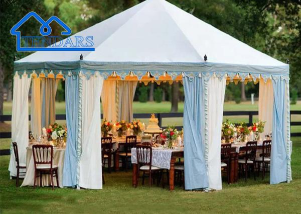 Heavy Duty Portable Folding Gazebos Aluminum Waterproof Party Pagoda Tents For