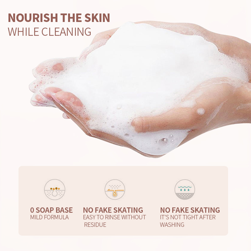 Organic OEM Face Wash Foam Rich Oil Control Gentle Makeup Removing Cleaning Skin Whitening Face Wash For Oily Skin