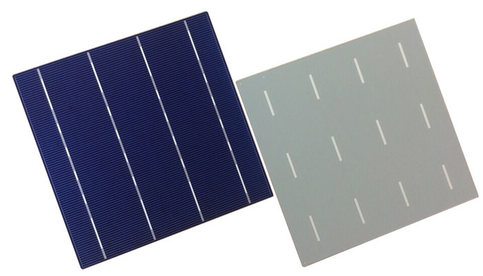 156*156mm poly PV solar cell price, high efficiency, wholesale low price