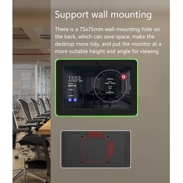 8-inch IPS Touch Screen Wall Mounted Android Tablet PC with POE Support and NFC for Business Use