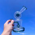 6 Inch Mini Glass Beaker Bong Dab Water Pipes Bongs OEM