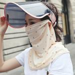 Women's Neck Protection Cloth Face Mask Reuseable For Riding / Decorating