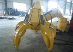 No Rotate Hydraulic Orange Peel Grab Bucket for CAT320 Excavator
