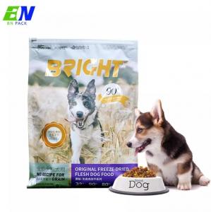 China High Barrier Dog Treats Bag Cat Food Bag Food Packaging Bag with Slider Zipper wholesale