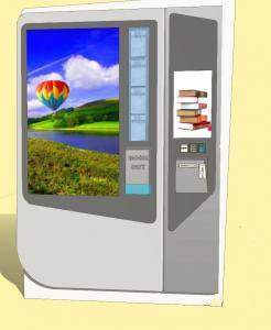 China 300 Books Newspaper Vending Machine Smart Vending Solutions IP54 Waterproof wholesale