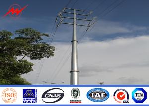 China 110kv Electrical Transmission Galvanized Power Pole Hexadecagonal Hot Rolled Steel wholesale