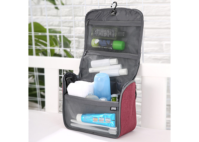 Waterproof Mens Toiletry Bag Customized Logo Available With Black Inside Lining