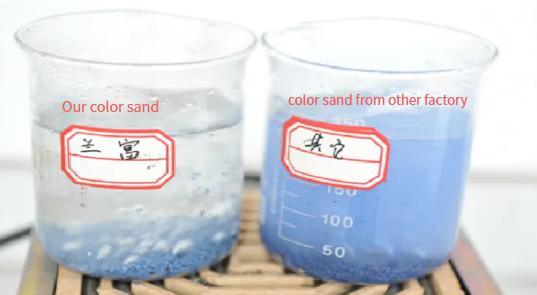 China Factory Source High-Temperature Sintered Real Stone Paint Color Sand