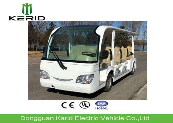 11 Seats Luxury Electric Shuttle Bus Tourist Vehicles For Sightseeing Easy