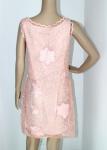 V neck sleeveless ladies evening dresses with polyster