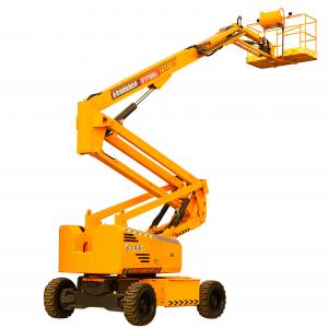 China 21m 4WD Towable Telescopic Boom Lifting Aerial Platform lift Price with Best Quality on sale