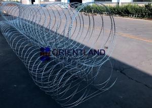 China Rapid Development Concertina Coil Fencing / Triple Strand Prison Wire Fence on sale