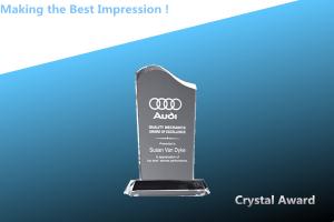 China CRYSTAL AWARD/CRYSTAL CIRCLE AWARD/TROPHY/blue wave award/crystal trophy/glass award wholesale