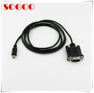 China Custom Molded Cable Assemblies VGA D-SUB 15 Pin Male To Mini USB Male 5 Pin Cable wholesale