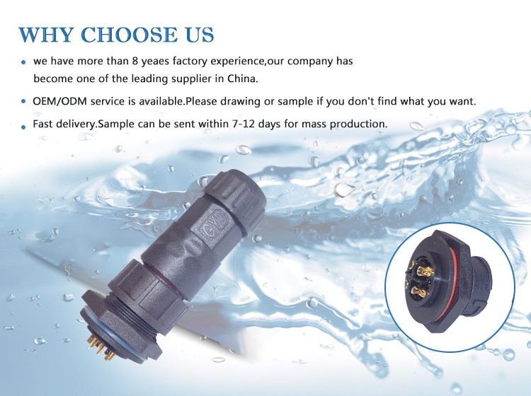 GYD-BETT K19 Multicore Circular Aviation Metal Hose Plug Socket Waterproof Solder Wire Cable Connector