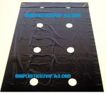 Weed Control Mulch Film, Agriculture Vegetable Black PE Films, 5 Holes