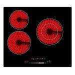 Electric Free Standing 5200w 3 Burner Ceramic Cooktop