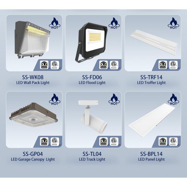30W LED Wall Light with Photocell Sensor Modern Outside Wall Adjustable 4000K Color Temperature Color Rendering Index Ra 70