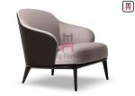Comfortable Black Leather Armchair 79 * 86 * 80cm Size For Office / Lobbies