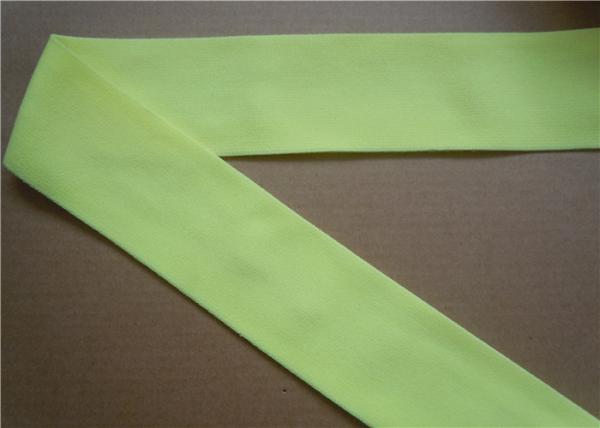 Quality High Tensile Yellow Polyester Webbing Straps / 38Mm Cotton Webbing Woven for sale