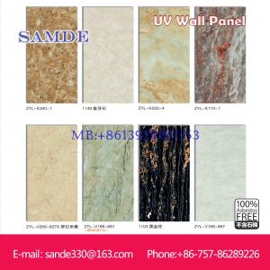 China Colorful Wall Paintings Decoration Fibre Cement UV Wall Board 2440*1220*6/8/9mm wholesale