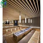 Environmental Friendly Linear Suspended Metal Ceiling 0.9mm White Aluminum