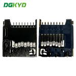 TF Card Holder PUSH 1.28H 8P Internally Welded Telephone Card Holder DGKYDTF128H