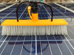 China Manual Cleaning Brush for Solar Panels Washing Carbon Fiber 10 Meters Telescopic Handle on sale