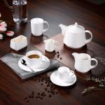26Pcs White Porcelain Dinnerware Sets