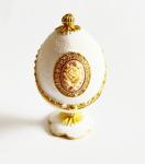 Luxury RoseFaberge Easter Eggs Jewelry Box Russian Royal Case Metal Faberge Egg