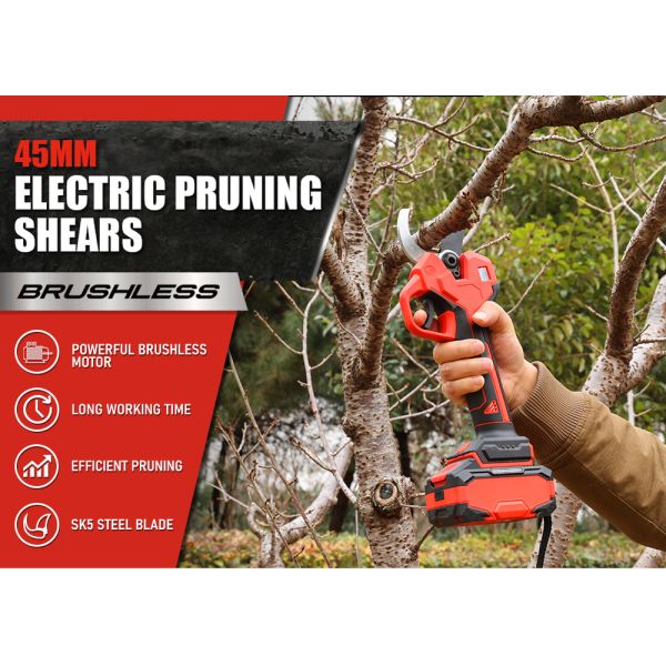 Big Power Professional Battery Lithium 45mm Electric Pruner Shear