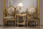 Rococo Furniture Sitting Room One Seat Armrest Chair TS-023