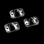 23×16mm Size 4pcs 3030LEDs Per Optic Face T2 Angle Available Lens For Street