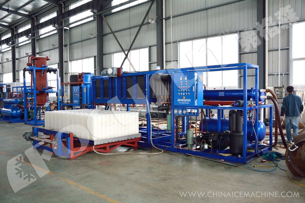 Refrigeration Block Ice Machine With Video Outgoing-Inspection In Market