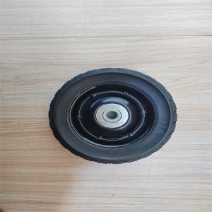 China Durable 6 Inch Hard Rubber Wheels Barrow Gas Lawn Mower Rubber Wheel wholesale