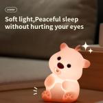 Creative Festive Decorative Silicone Night Light LED Pat Sleeping Atmosphere Toy