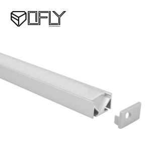 China Square Wall Mounted LED Aluminum Channel Tilt LED Strip Lighting Installation wholesale