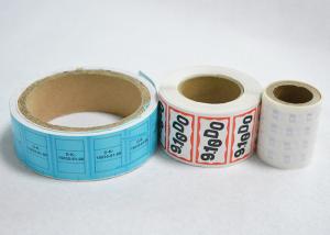 China Acrylic Pressure Adhesive Blank Graffiti Stickers , CMKY Custom Security Stickers wholesale