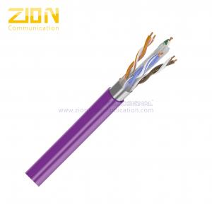 China F / UTP Dual Jacket Network Patch Cable CAT 6A BC PE Twisted Pair Installation wholesale