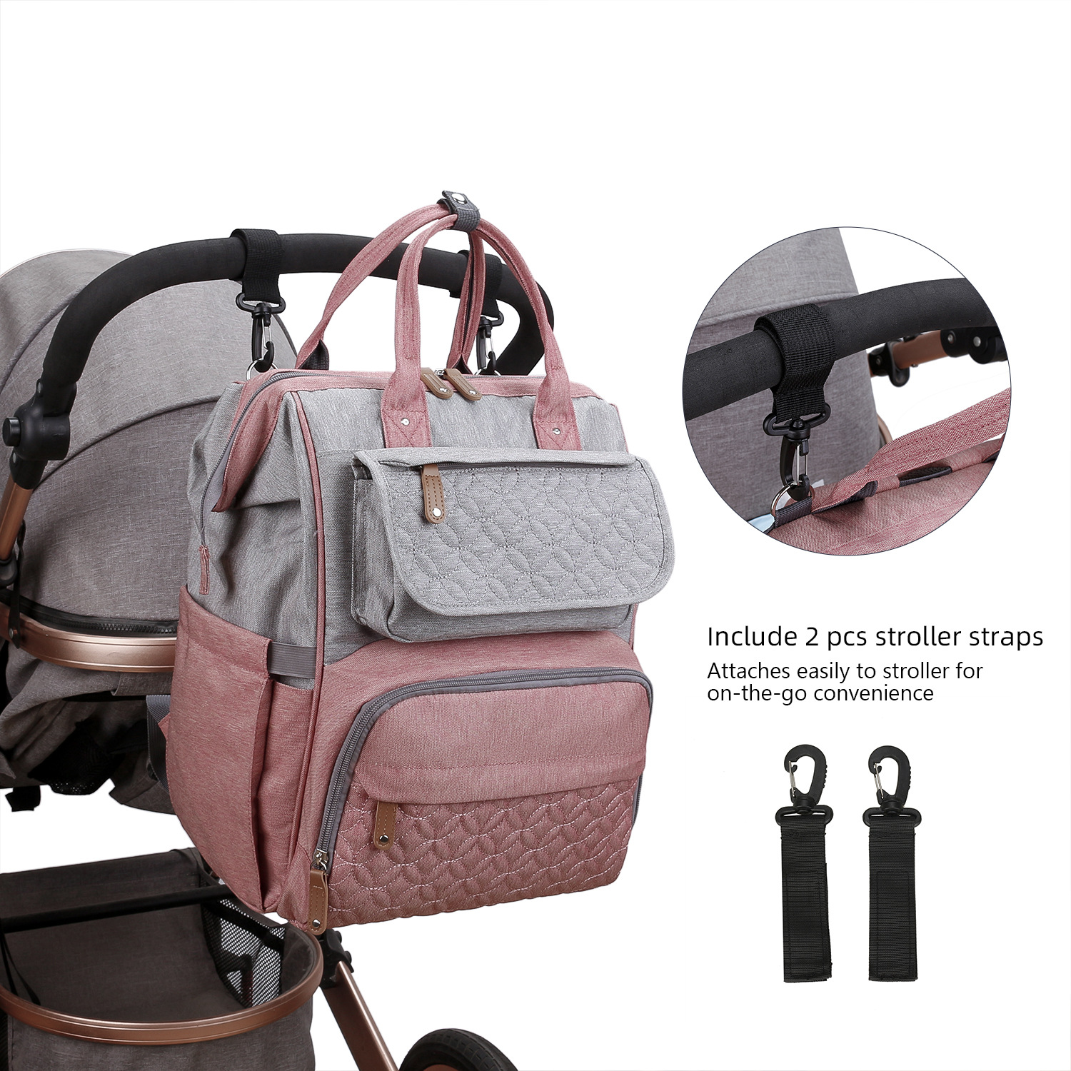 OEM ODM Maternity Nappy Bag ISO9001