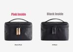 Stylish Cosmetic Organizer Travel Case / Makeup Organizer With Mirror Easy Carry