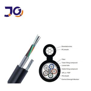 China Aerial Single Mode Figure 8 Optical Cable GYTC8S 12 16 24 48 96 Core Fiber Optic Cable wholesale